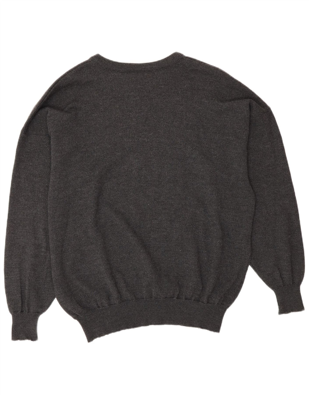 Lacoste Herre trøjetrøje med rund hals str. 8 3XL grå uld