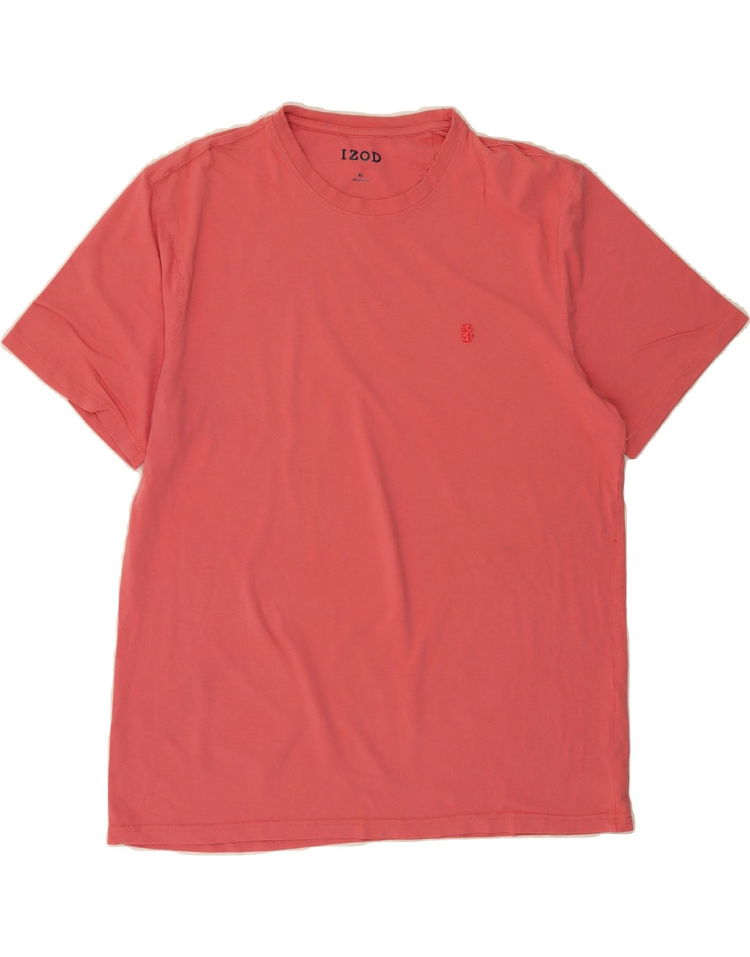 IZOD Mens T-Shirt Top XL Pink Cotton Vintage Izod and Second-Hand Izod from Messina Hembry 