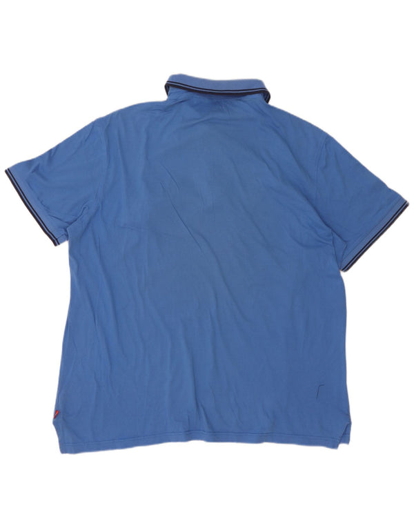Izod Polo Shirt til mænd XL Blå Bomuld