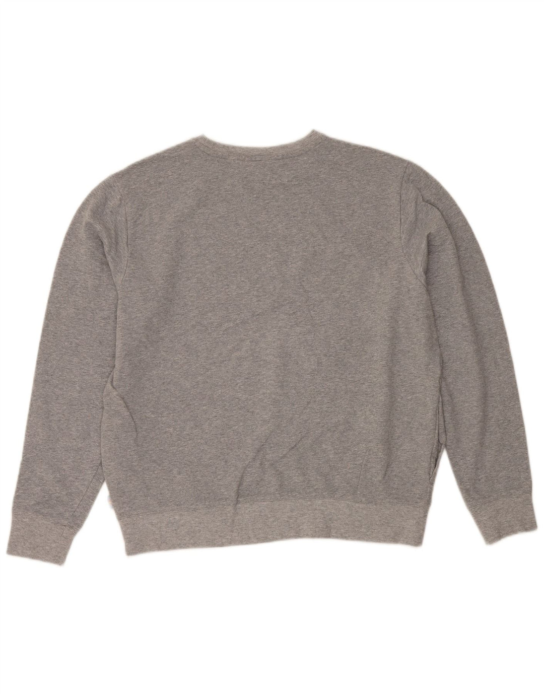 Fila Dame Sweatshirt Jumper UK 16 Stor Grå Flecked Bomuld
