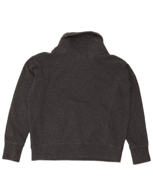 NFL Dame New England Patriots Grafisk Sweatshirt Jumper UK 14 Medium Grå