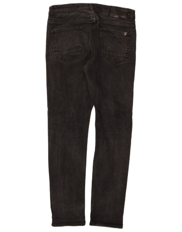 Zara Herre Slim Jeans EU 42 Large W32 L31 Sort Bomuld