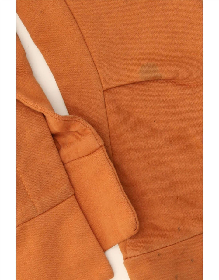Adidas Dame Oversized Grafisk Sweatshirt Jumper UK 8/10 Small Orange