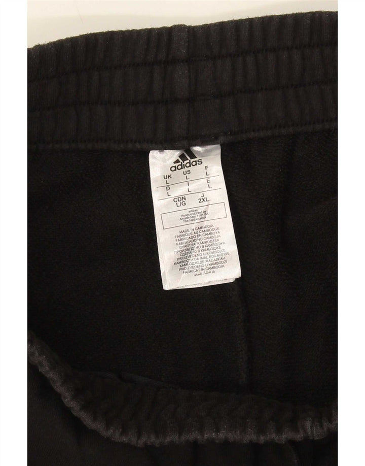 Adidas Sportshorts til mænd store sorte bomuld