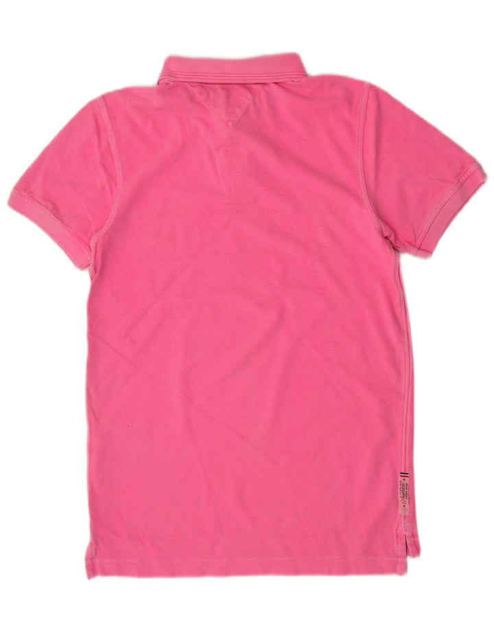 Tommy Hilfiger Herre poloshirt Medium Pink Bomuld