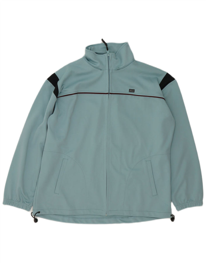 Asics Træningsdragt til mænd Topjakke 2XL Blå Colourblock Polyester