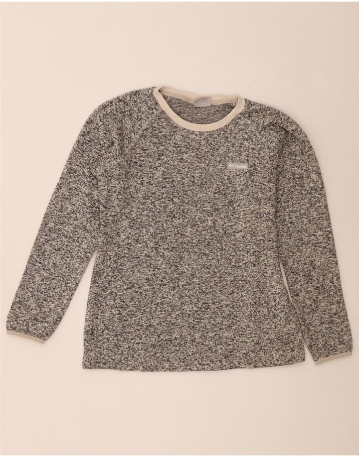 Columbia Dame Top Langærmet UK 16 Large Grå Flecked Polyester