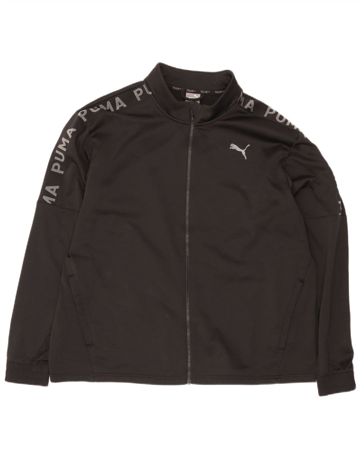 Puma herre grafisk træningsdragt topjakke 2XL sort polyester