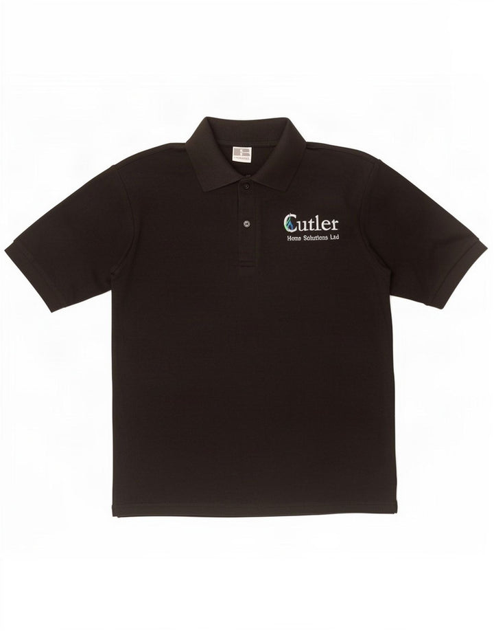 Russell Athletic Herre grafisk poloshirt Lille sort polyester