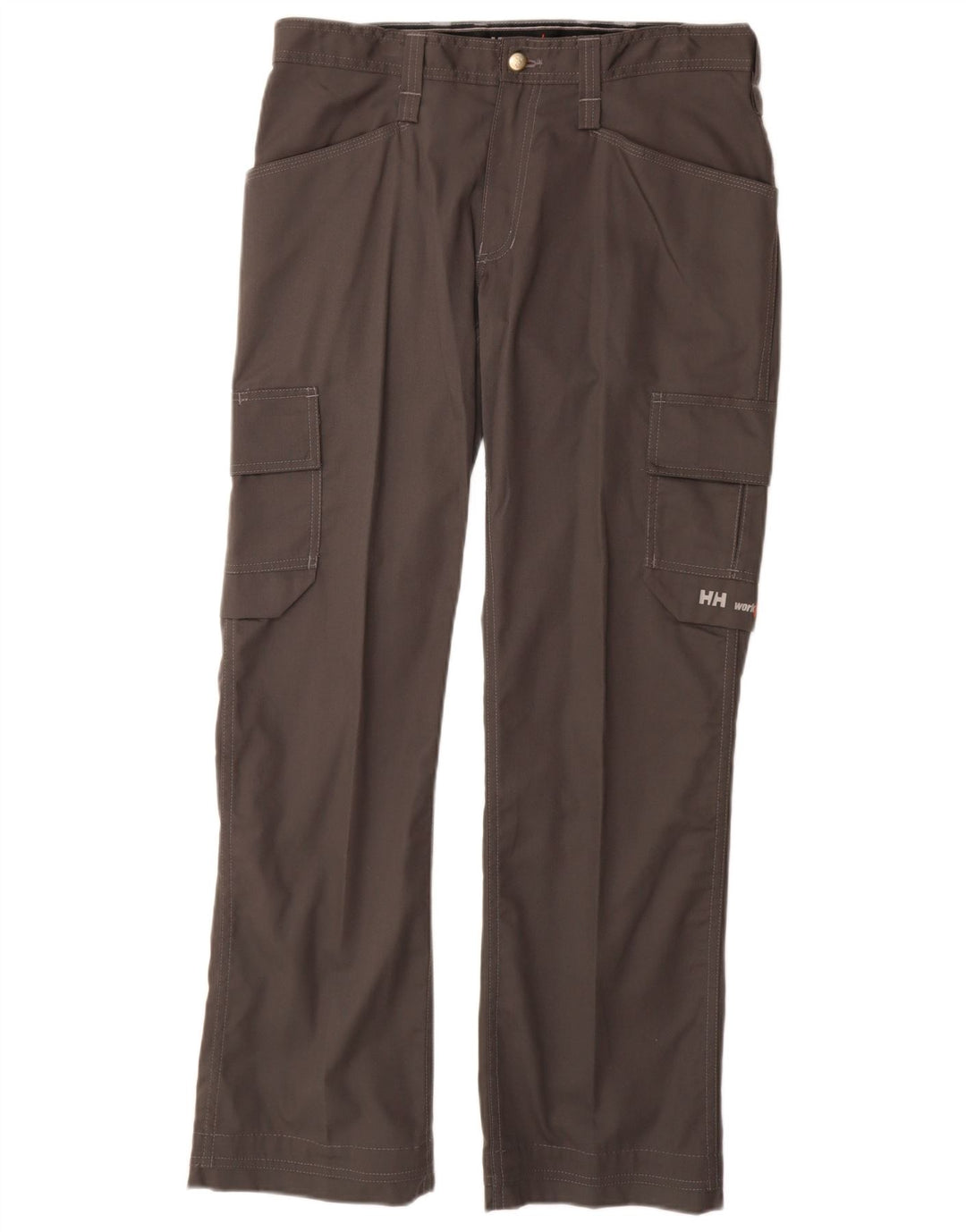 Helly Hansen Herre Workwear Straight Cargo Bukser W33 L32 Grå Polyester