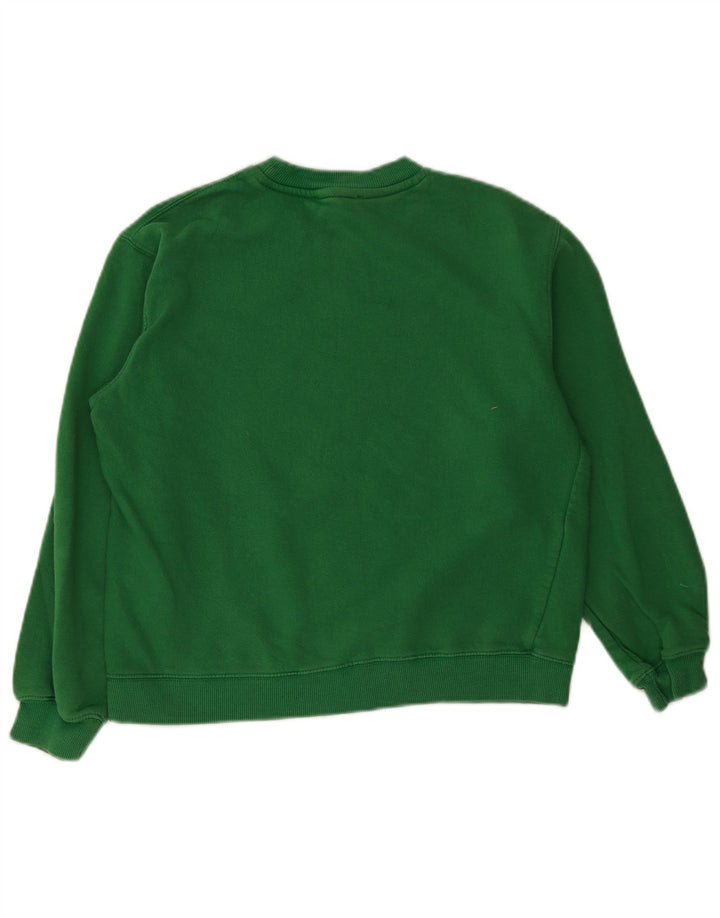 Zara Dame Sweatshirt Jumper UK 10 Lille Grøn