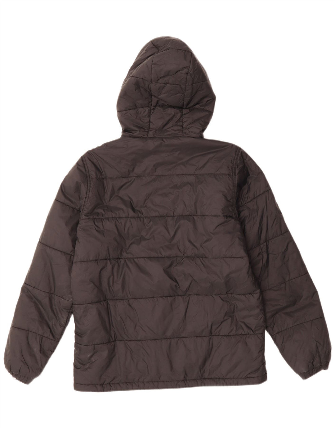 VANS Herre hættepolstret jakke UK 36 Lille sort nylon