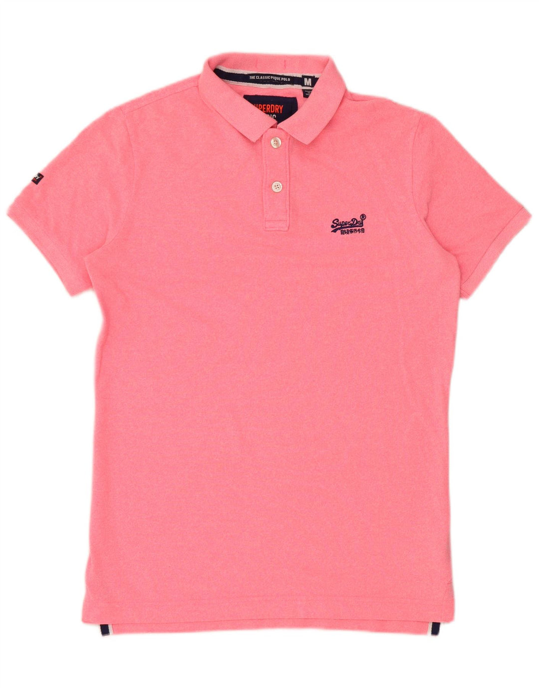 Superdry Poloshirt til mænd Medium Pink Bomuld