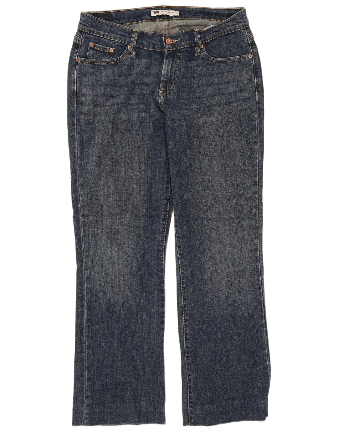 LEVI'S Womens 529 Curvy Bootcut Jeans US 12 Large W31 L29 Blue Cotton