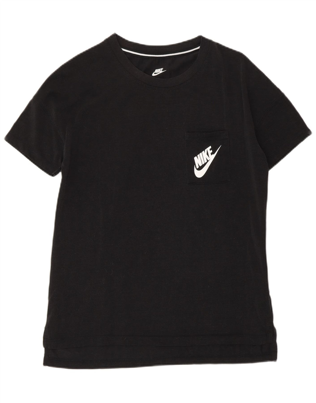 Nike Herre T-Shirt Top Lille Sort Modal