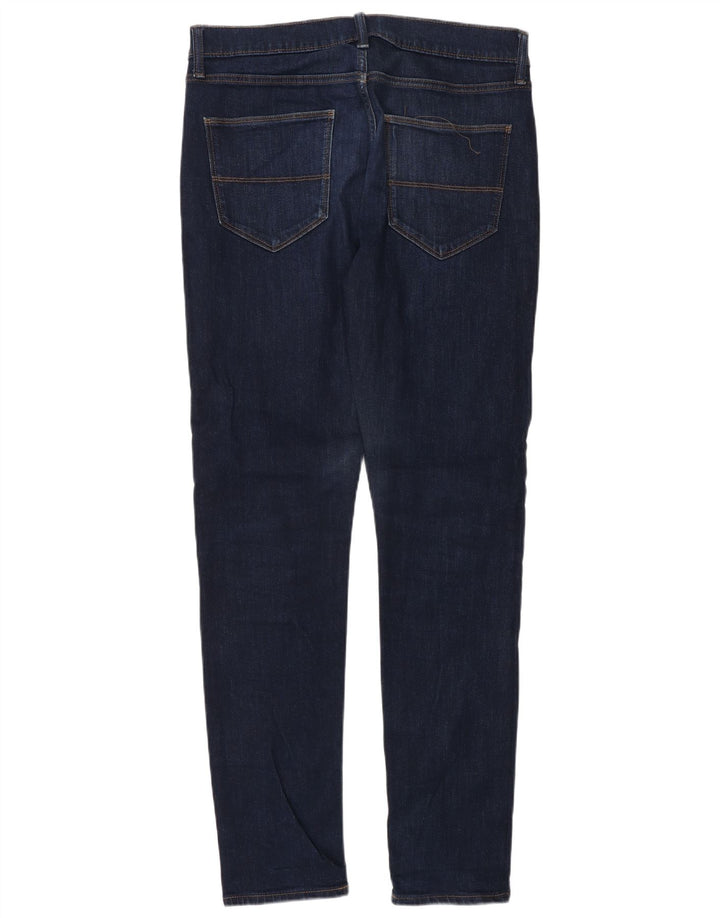 Marks & Spencer Herre Slim Jeans W32 L33 Marineblå Bomuld