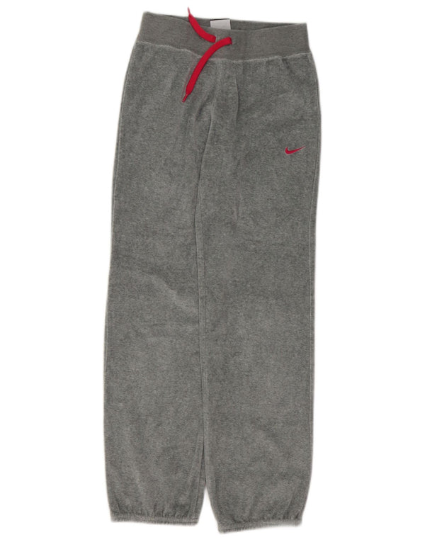 Nike Pige Velour Træningsdragt Bukser Joggers 10-11 år Medium Grå Bomuld