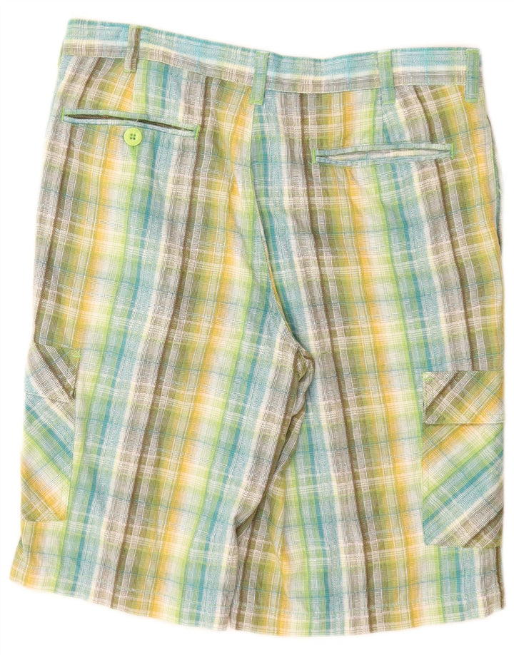 Bear Herre Cargo Shorts W32 Medium Flerfarvet ternet bomuld