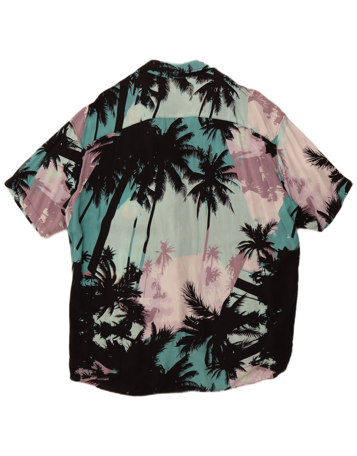 Jack & Jones Kortærmet Herreskjorte XL Flerfarvet Floral Hawaiian