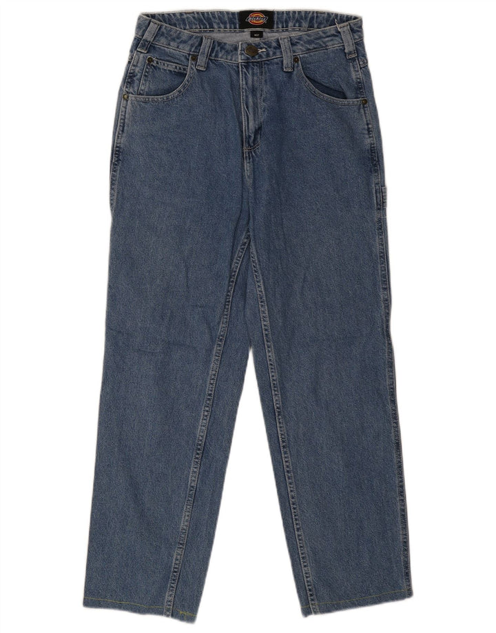 Dickies Dame Cargo Straight Jeans W27 L26 Blå