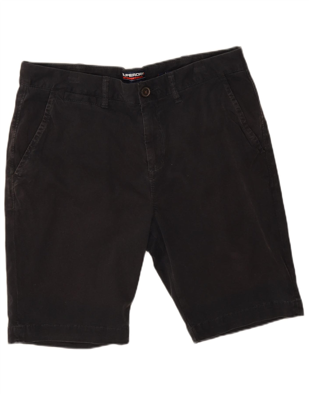 Superdry Chino Shorts til mænd W34 Large Black Bomuld