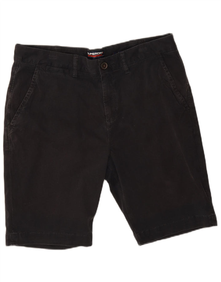 Superdry Chino Shorts til mænd W34 Large Black Bomuld