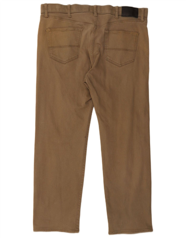 Marks & Spencer Straight Jeans til mænd W38 L31 Beige Bomuld