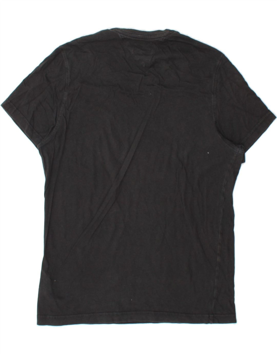 TOMMY HILFIGER Mens T-Shirt Top Medium Black Cotton Vintage Tommy Hilfiger and Second-Hand Tommy Hilfiger from Messina Hembry 