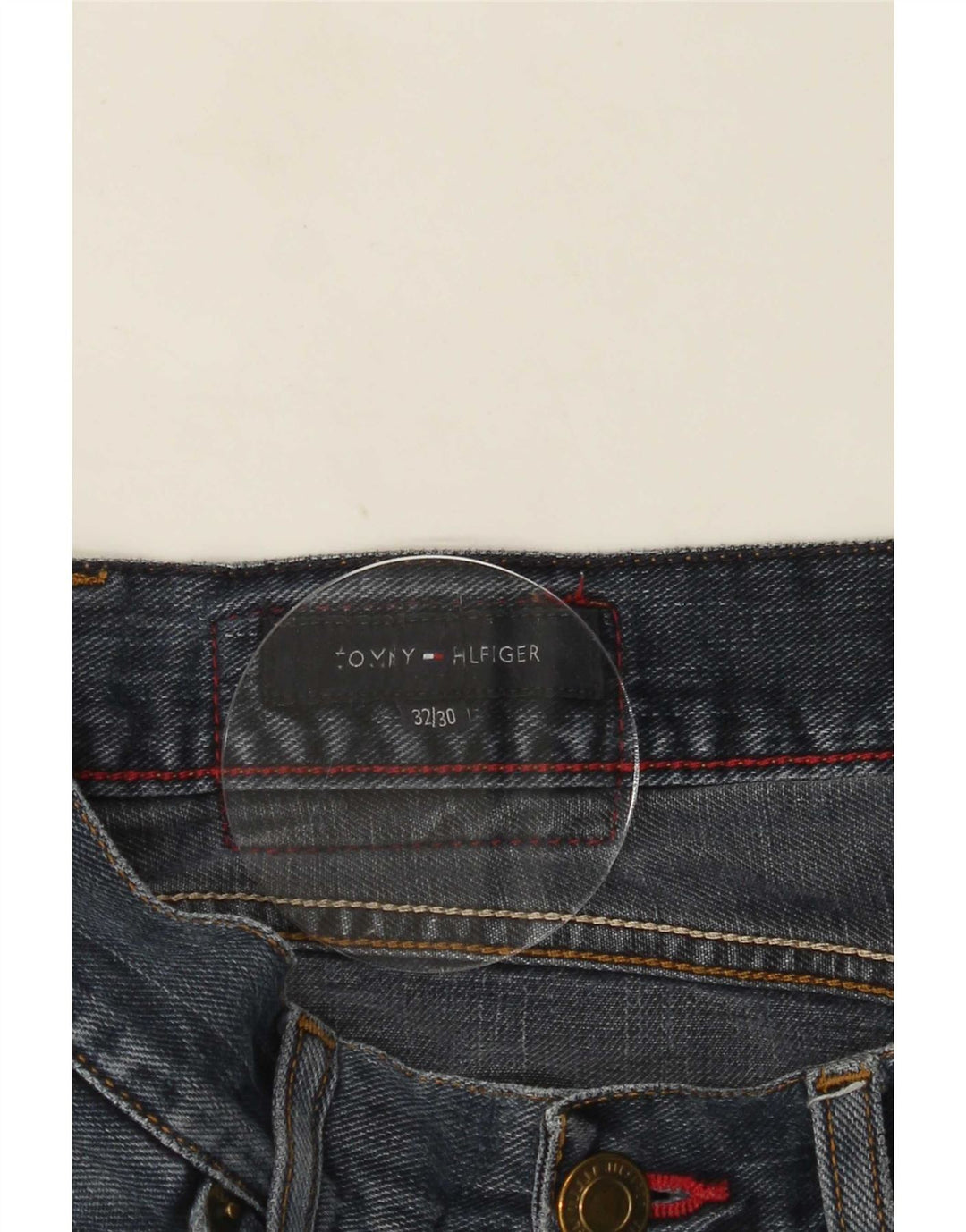 Tommy Hilfiger Herre Cropped Jeans W32 L26 Blå