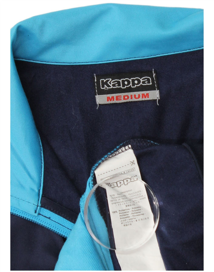 Kappa træningsdragt topjakke til kvinder UK 12 Medium Navy Blue Colourblock
