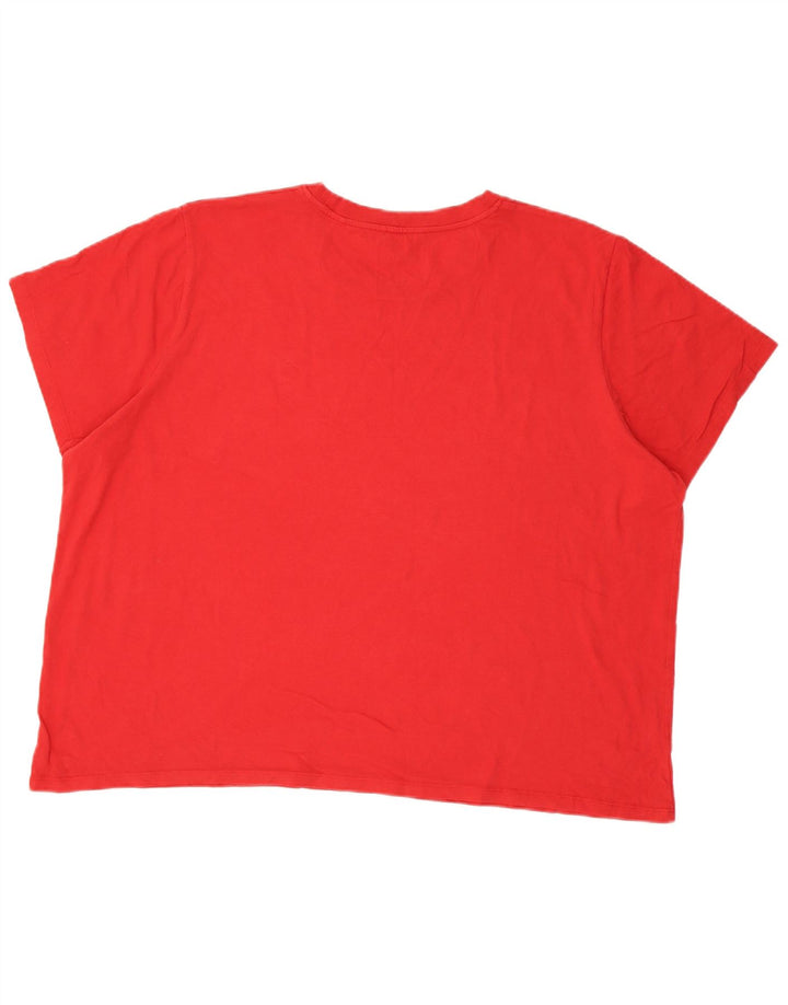 LEVI'S Herre T-Shirt Top 3XL Rød