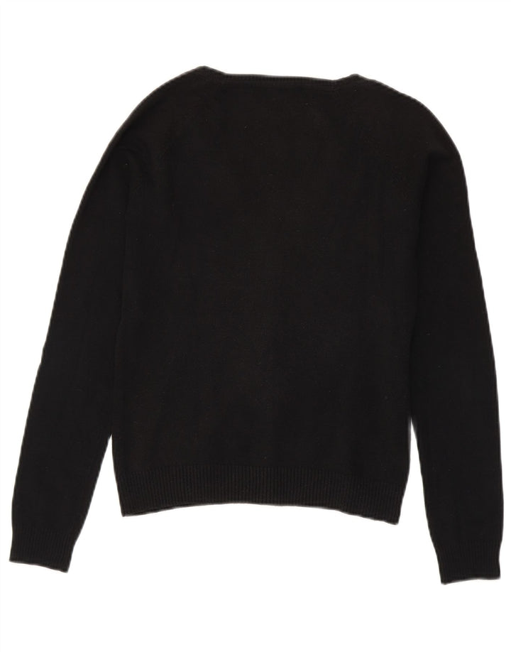 Zara Dame Cardigan Sweater UK 10 Small Black