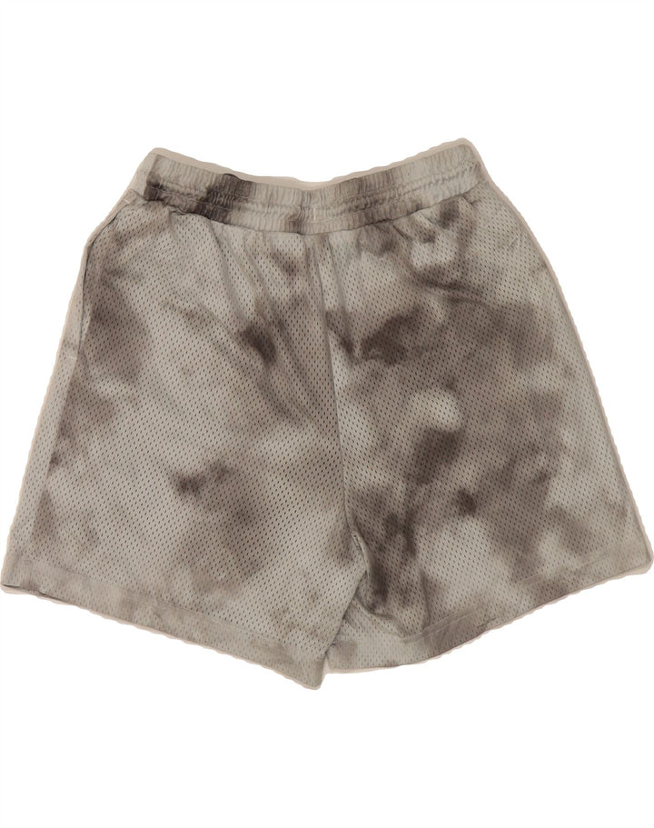 NIKE Womens Sport Shorts UK 10 Small Grey Tie Dye Polyester Vintage Nike and Second-Hand Nike from Messina Hembry 