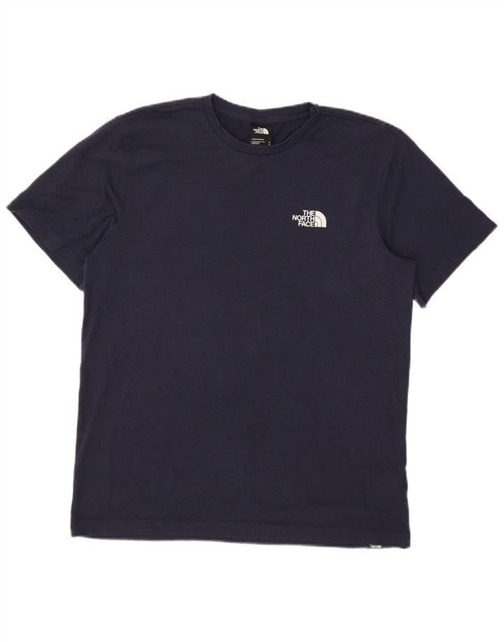The North Face Herre T-Shirt Medium Marineblå Bomuld