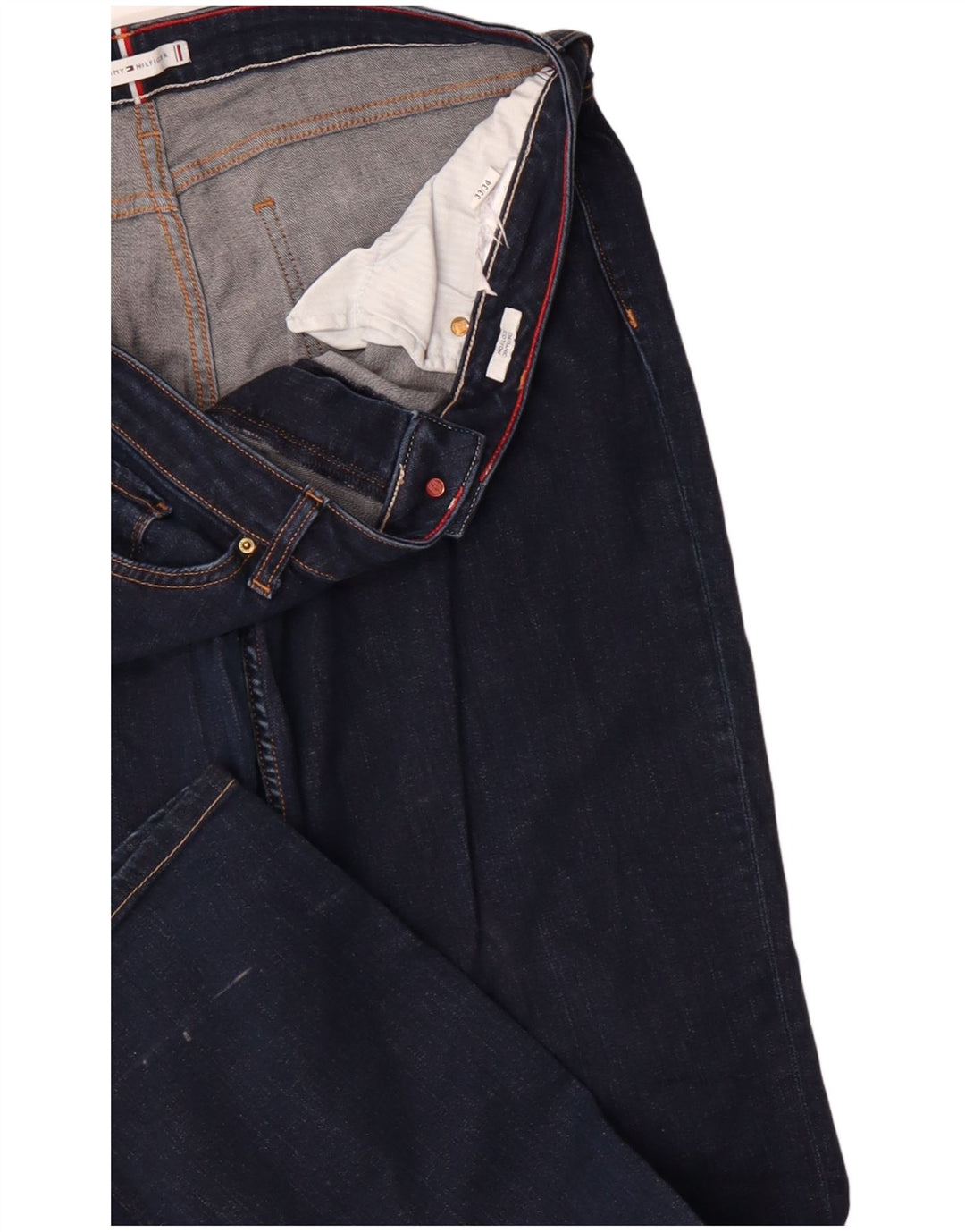 TOMMY HILFIGER Slim Jeans til kvinder W33 L31 Marineblå