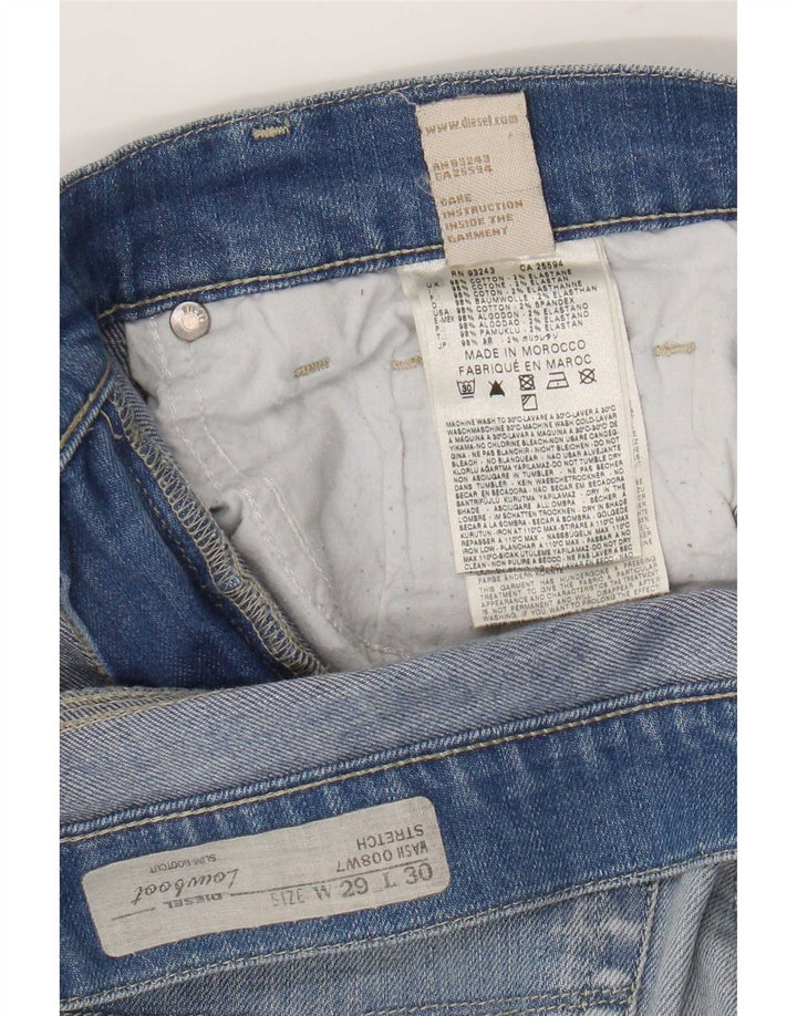 Diesel Dame Flared Jeans W29 L30 Blå Bomuld