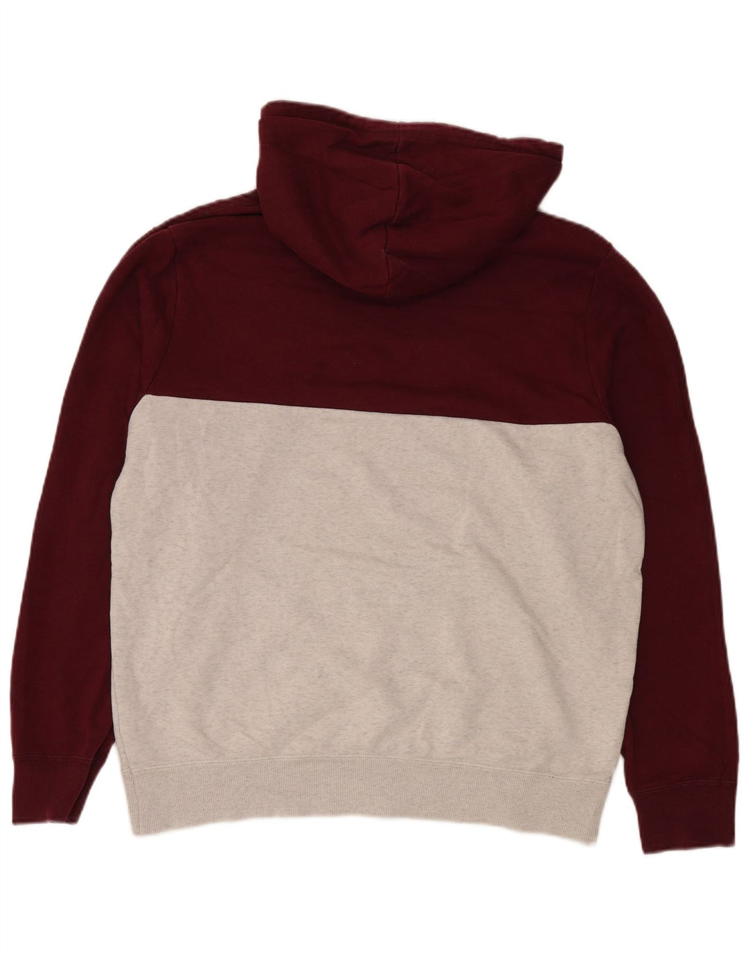 Converse Herre hættetrøje Jumper Stor Grå Colourblock Bomuld