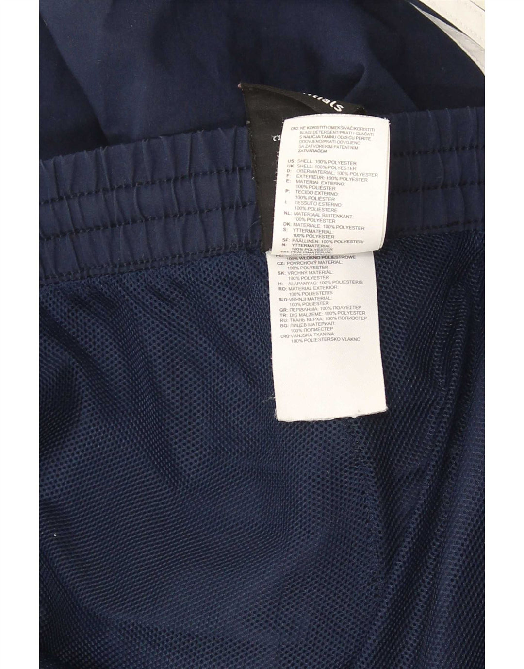 Adidas Herre Climalite træningsdragt bukser XL marineblå polyester