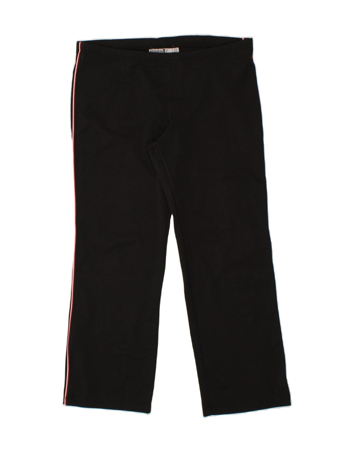 DIADORA Womens Tracksuit Trousers UK 16 Large  Black Polyester Vintage Diadora and Second-Hand Diadora from Messina Hembry 