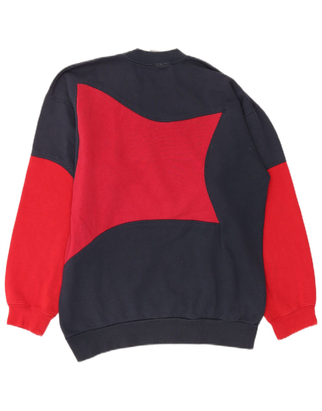 Nike Sweatshirt Jumper til mænd UK 39/41 Medium Navy Blue Colourblock