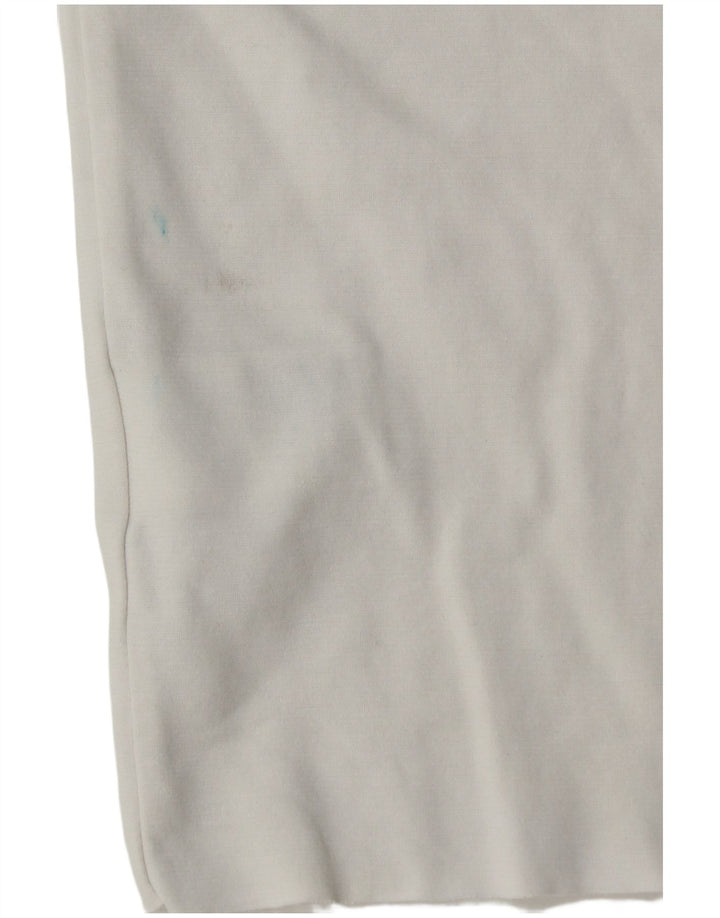 Cos Herre T-Shirt Top Medium Hvid Bomuld