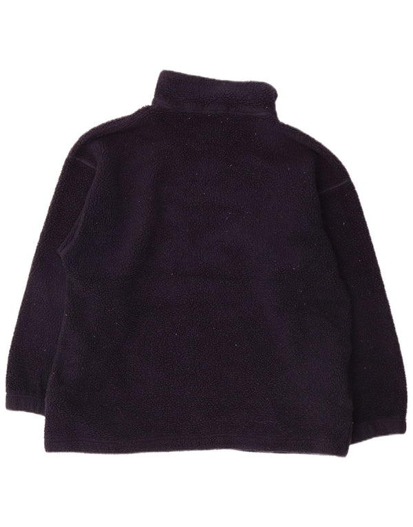 Marks & Spencer Dame Oversized Fleece Jumper UK 12 Medium Navy Blue