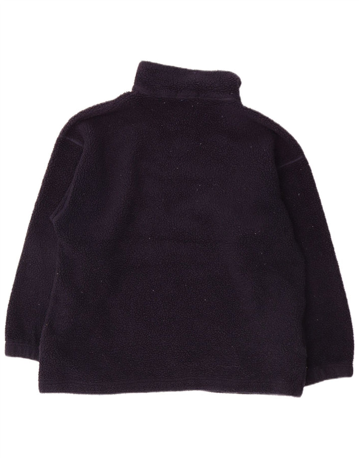 Marks & Spencer Dame Oversized Fleece Jumper UK 12 Medium Navy Blue