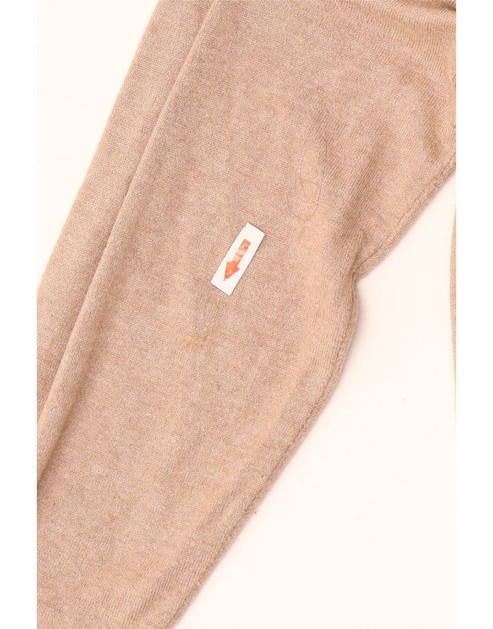 Marks & Spencer Dame Longline Open Cardigan Sweater UK 14 Medium Brown