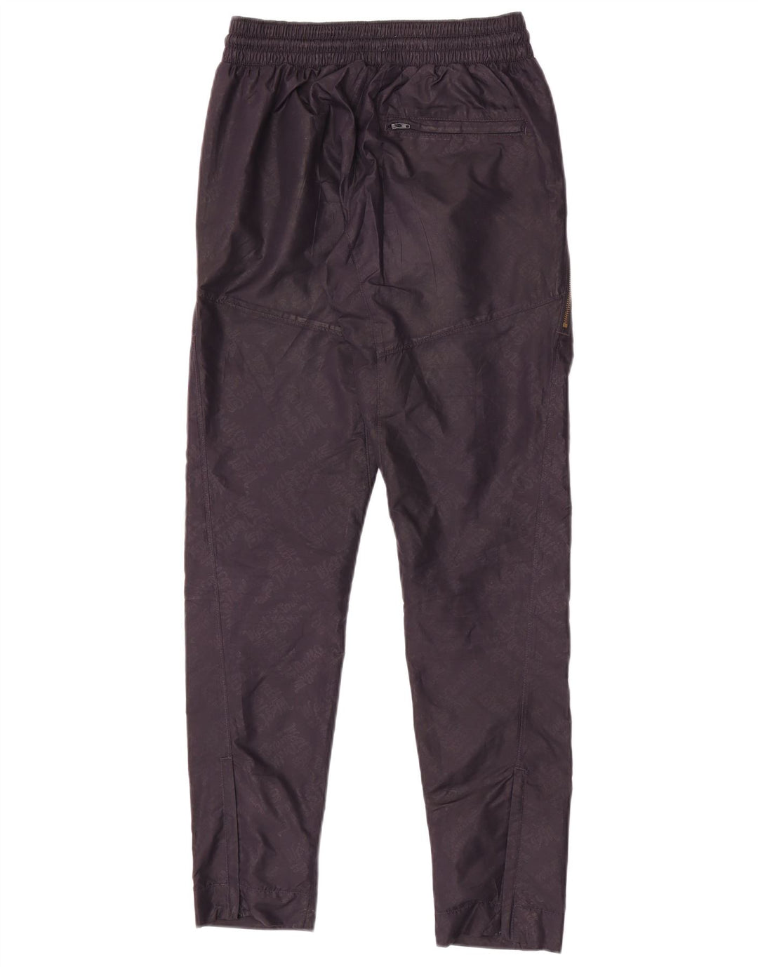Nike grafiske træningsdragtbukser til kvinder UK 4/6 XS sort polyester