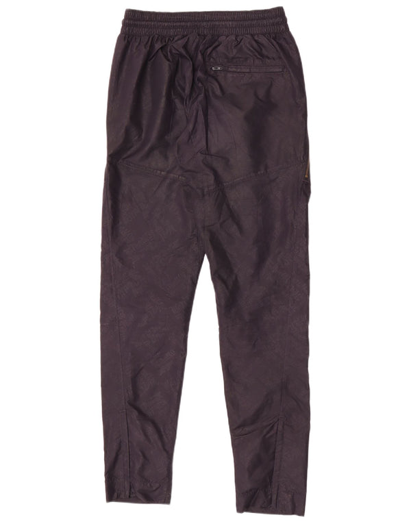 Nike grafiske træningsdragtbukser til kvinder UK 4/6 XS sort polyester