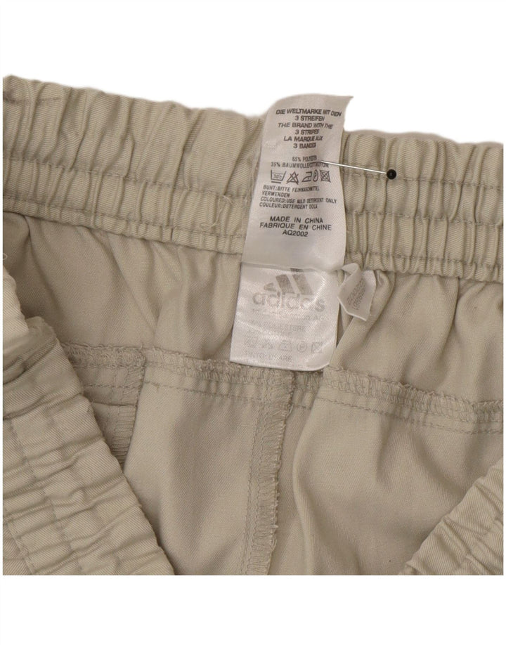 Adidas Herre Chino Shorts Large W34 Beige Polyester