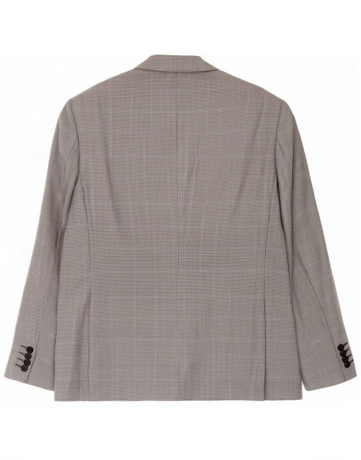 Marks & Spencer Herre 2-knaps blazerjakke UK 40 Medium Black Houndstooth