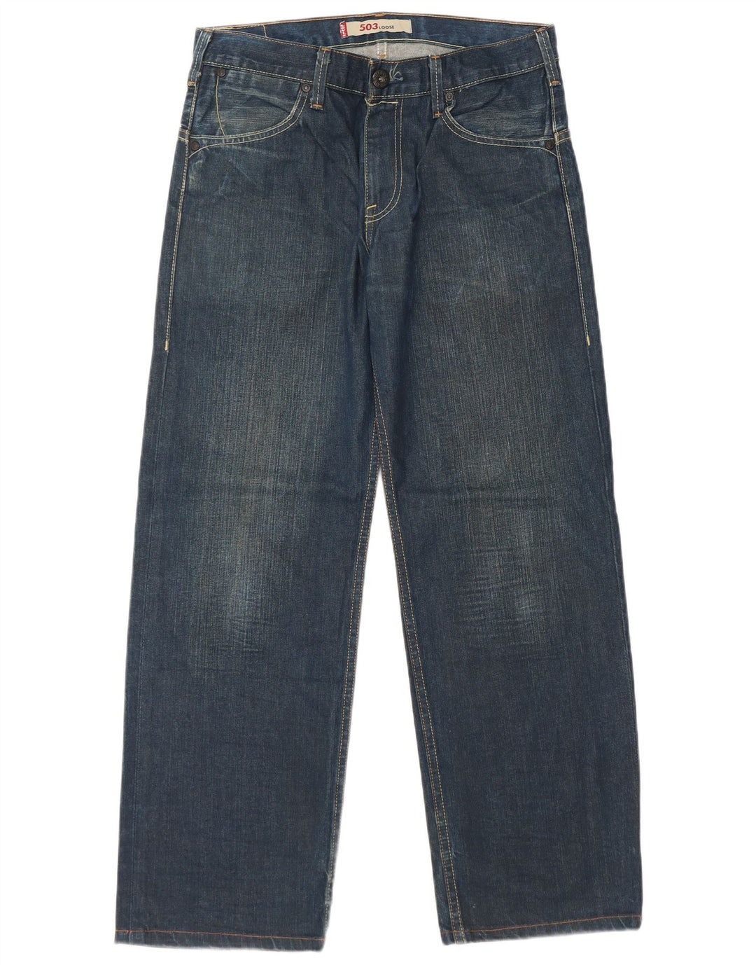 Levi's Herre 503 løse jeans W34 L29 Blå