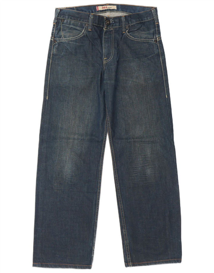 Levi's Herre 503 løse jeans W34 L29 Blå